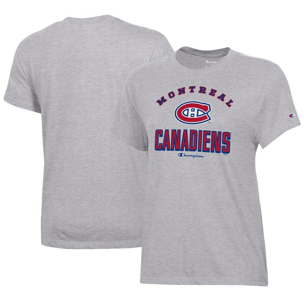 Montreal Canadiens Champion Women's Core T-Shirt Heather Gray