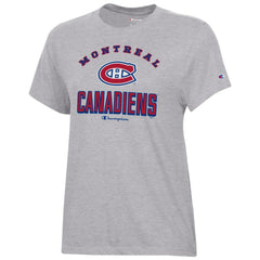 Montreal Canadiens Champion Women's Core T-Shirt Heather Gray