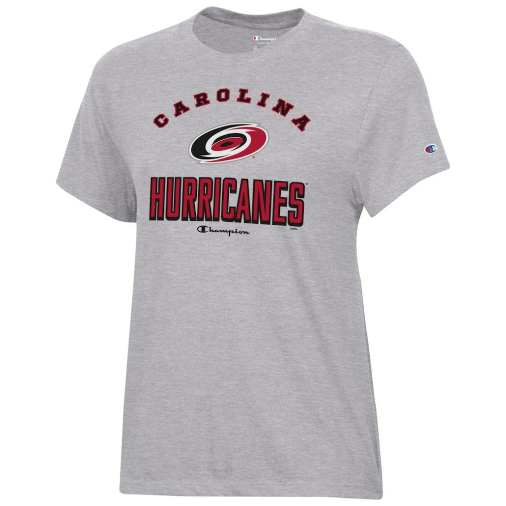Carolina Hurricanes Champion Women's Core T-Shirt Heather Gray