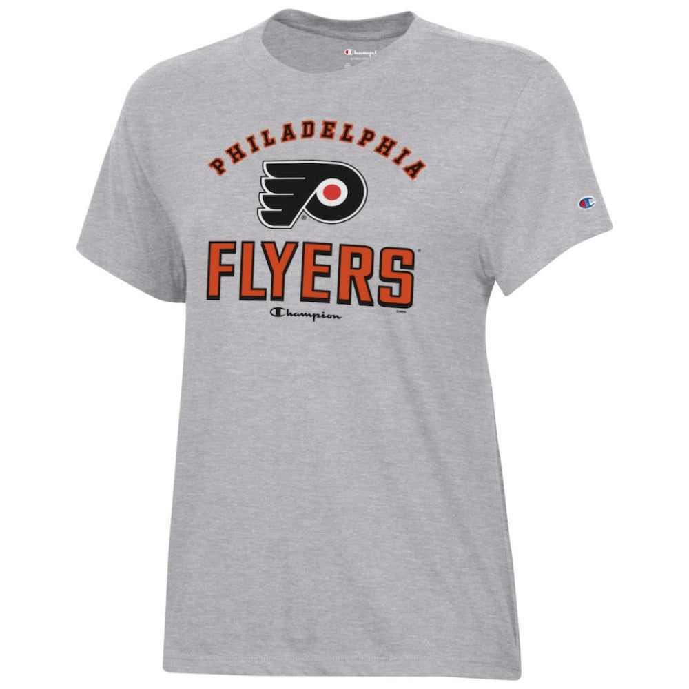 Philadelphia Flyers Champion Women's Core T-Shirt Heather Gray