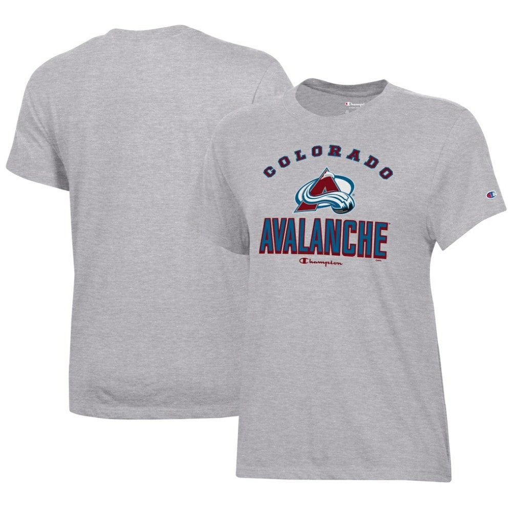 Colorado Avalanche Champion Women's Core T-Shirt Heather Gray