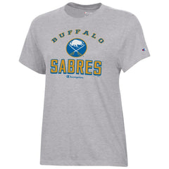 Buffalo Sabres Champion Women's Core T-Shirt Heather Gray