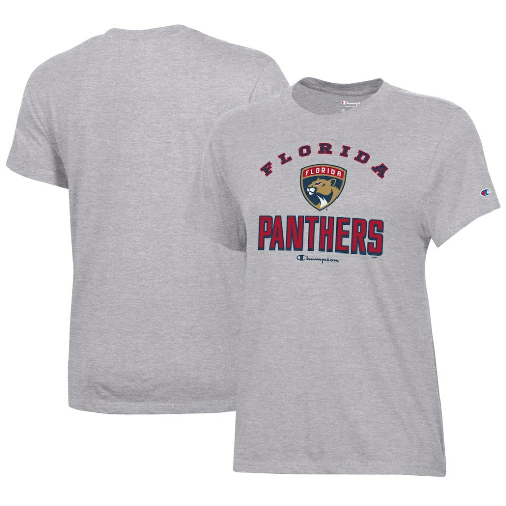 Florida Panthers Champion Women's Core T-Shirt Heather Gray