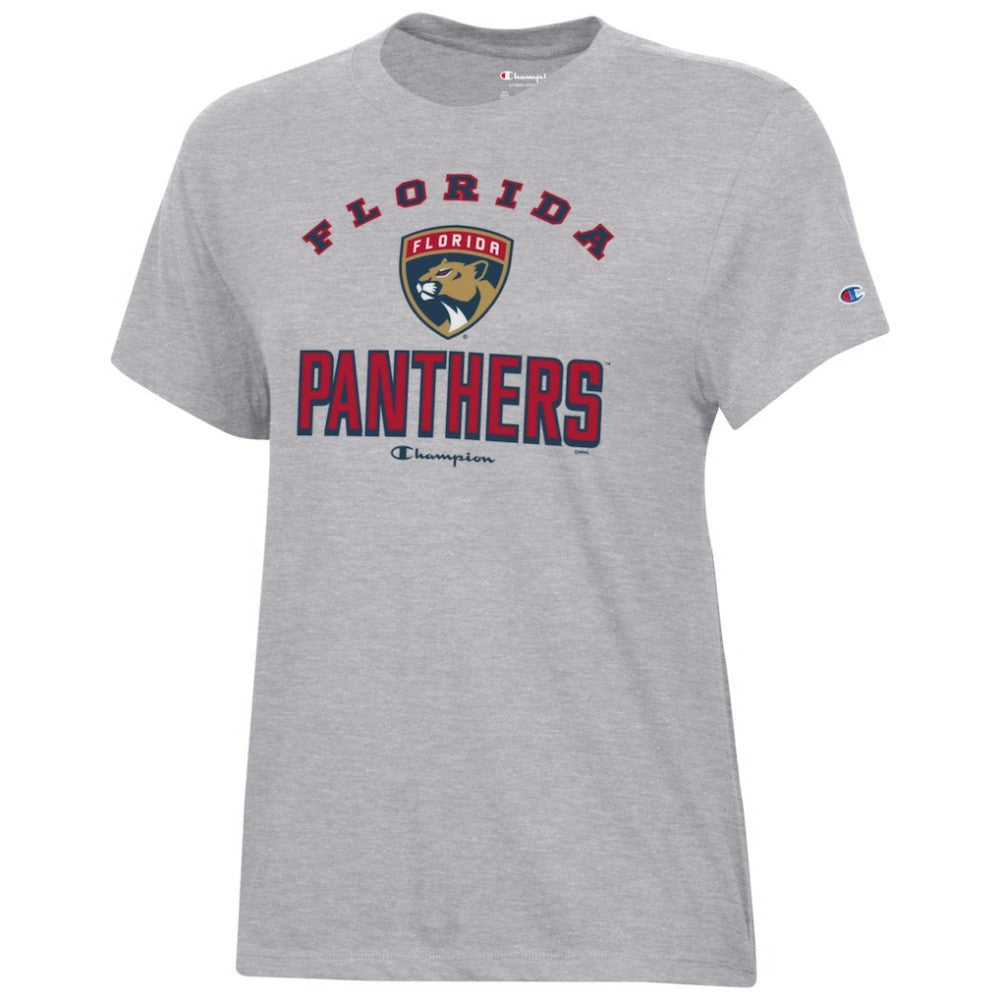Florida Panthers Champion Women's Core T-Shirt Heather Gray