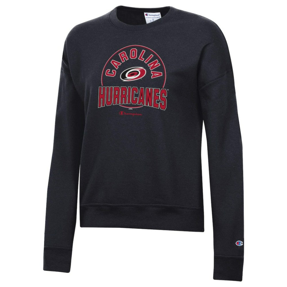 Carolina Hurricanes Champion Women's Powerblend Pullover Sweatshirt Black