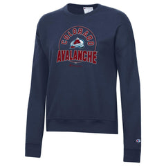 Colorado Avalanche Champion Women's Powerblend Pullover Sweatshirt Navy