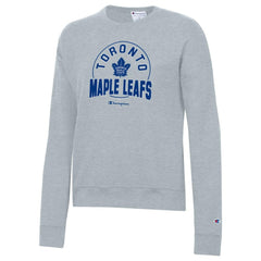 Toronto Maple Leafs Champion Women's Powerblend Pullover Sweatshirt Gray