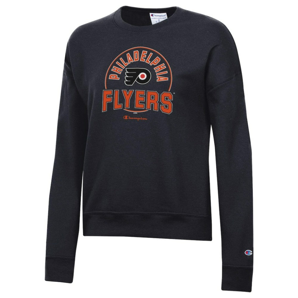 Philadelphia Flyers Champion Women's Powerblend Pullover Sweatshirt Black