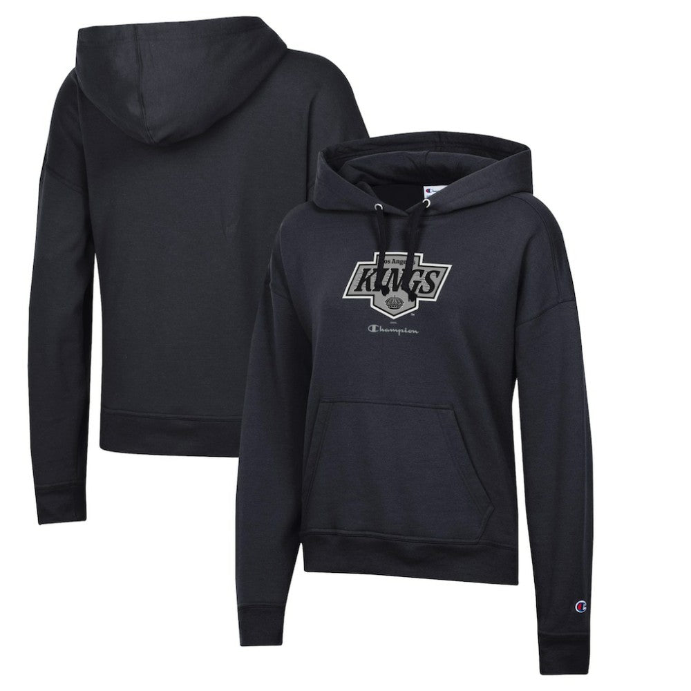 Los Angeles Kings Champion Women's Powerblend Fleece Pullover Hoodie Black