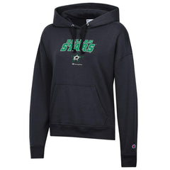 Dallas Stars Champion Women's Powerblend Fleece Pullover Hoodie Black