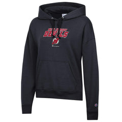 New Jersey Devils Champion Women's Powerblend Fleece Pullover Hoodie Black