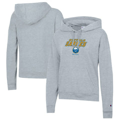 Buffalo Sabres Champion Women's Powerblend Fleece Pullover Hoodie Gray