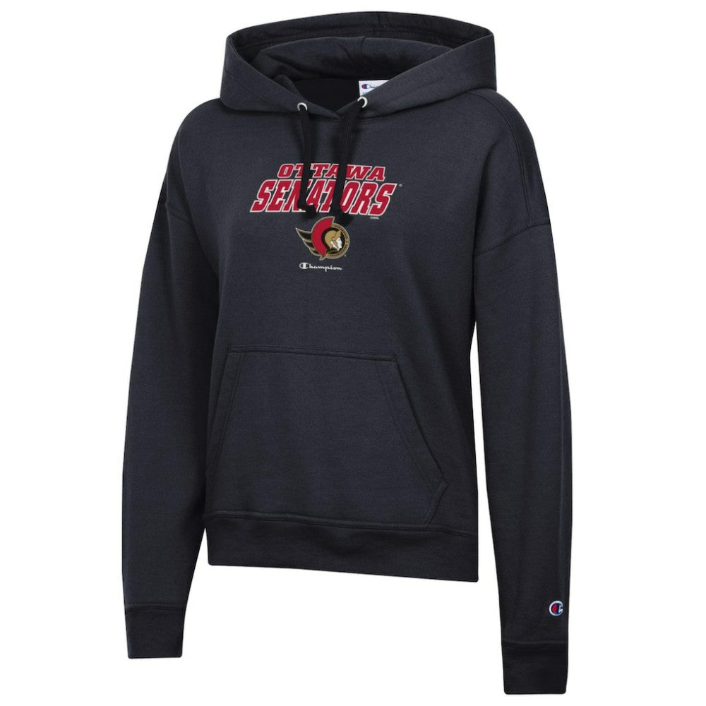 Ottawa Senators Champion Women's Powerblend Fleece Pullover Hoodie Black