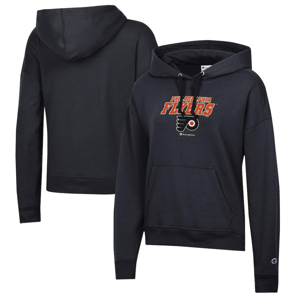 Philadelphia Flyers Champion Women's Powerblend Fleece Pullover Hoodie Black