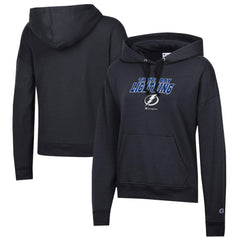 Tampa Bay Lightning Champion Women's Powerblend Fleece Pullover Hoodie Black