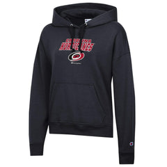Carolina Hurricanes Champion Women's Powerblend Fleece Pullover Hoodie Black