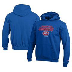 Montreal Canadiens Champion Youth Eco Powerblend Pullover Hoodie Royal