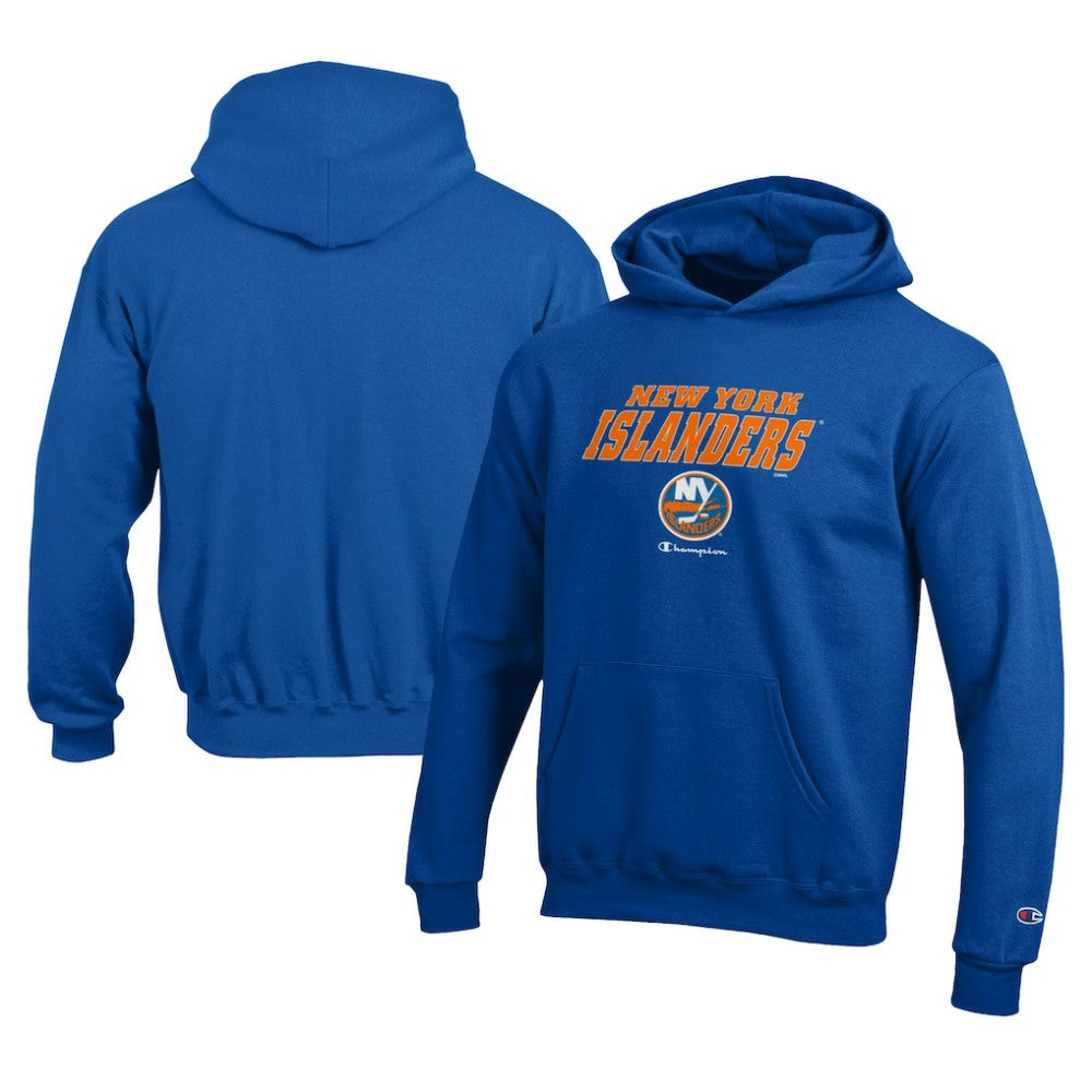 New York Islanders Champion Youth Eco Powerblend Pullover Hoodie Royal