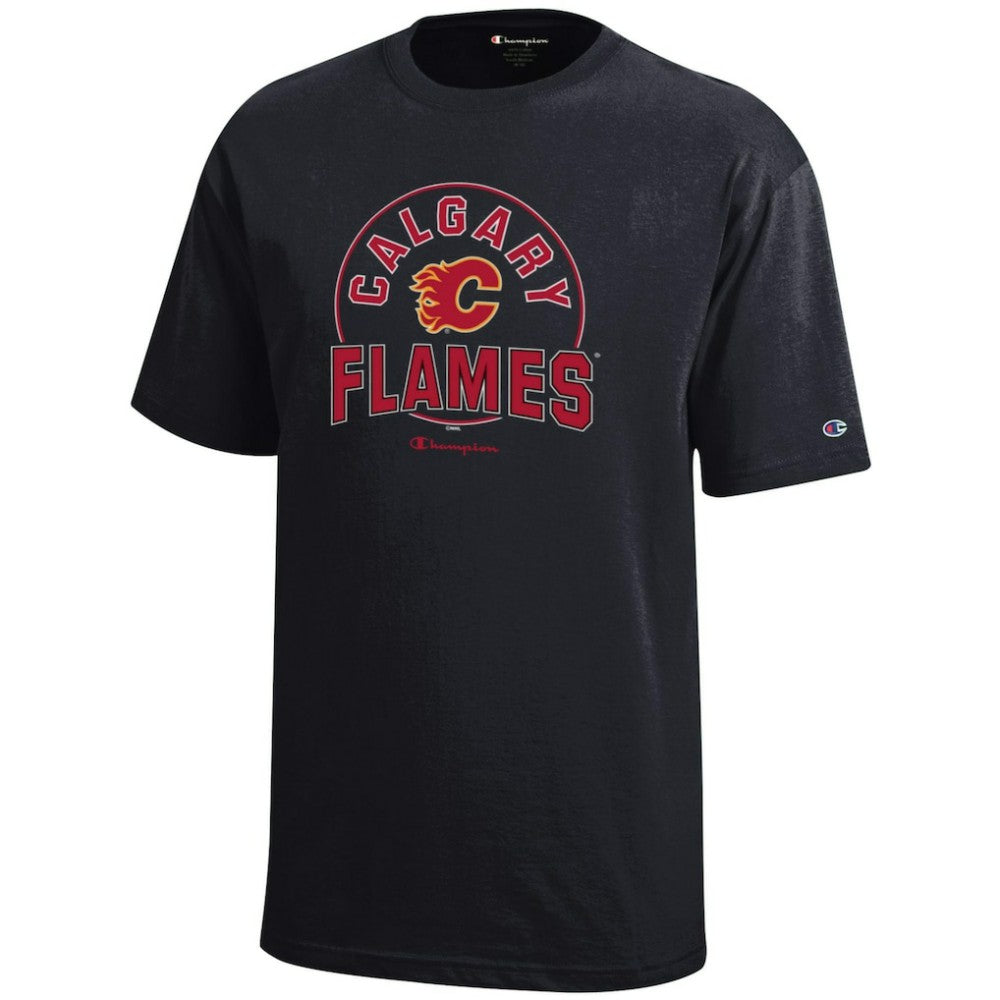 Calgary Flames Champion Youth Jersey T-Shirt Black