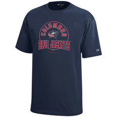 Columbus Blue Jackets Champion Youth Jersey T-Shirt Navy