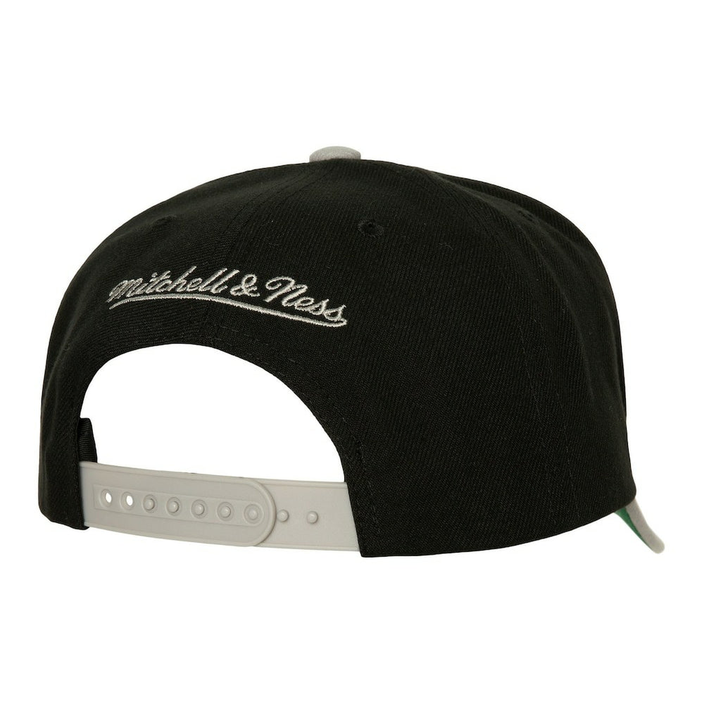Brooklyn Nets Soul XL Logo Pro Crown Snapback Hat - Black/Gray | Mitchell & Ness cheap