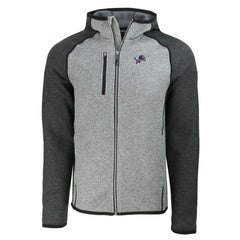 Detroit Lions Cutter & Buck Americana Mainsail Full-Zip Hooded Jacket - Heather Gray/Heather Charcoal sale