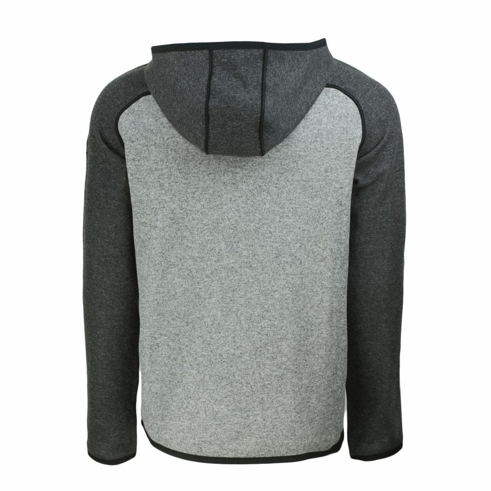 Detroit Lions Cutter & Buck Americana Mainsail Full-Zip Hooded Jacket - Heather Gray/Heather Charcoal sale