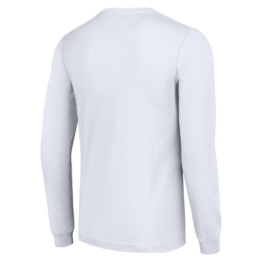 St. Louis Blues Starter Retro Graphic Long Sleeve Crew T-Shirt White