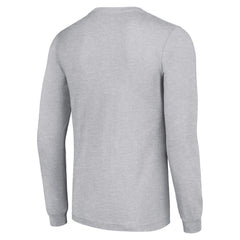 Montreal Canadiens Starter Retro Graphic Long Sleeve Crew T-Shirt Heather Gray
