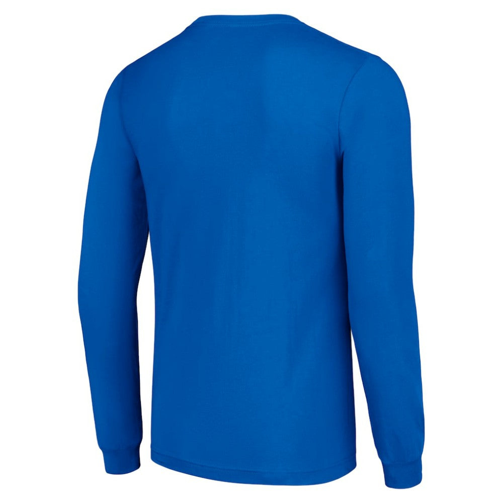 New York Rangers Starter Retro Graphic Long Sleeve Crew T-Shirt Royal