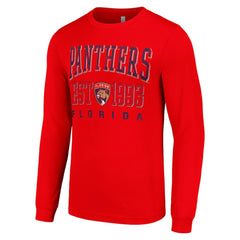 Florida Panthers Starter Logo Graphic Long Sleeve T-Shirt Red