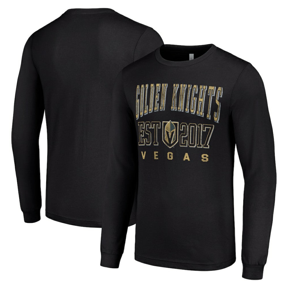 Vegas Golden Knights Starter Logo Graphic Long Sleeve T-Shirt Black