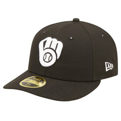 Milwaukee Brewers Low Profile 59FIFTY Fitted Hat - Black | New Era