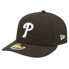 Philadelphia Phillies Low Profile 59FIFTY Fitted Hat - Black | New Era