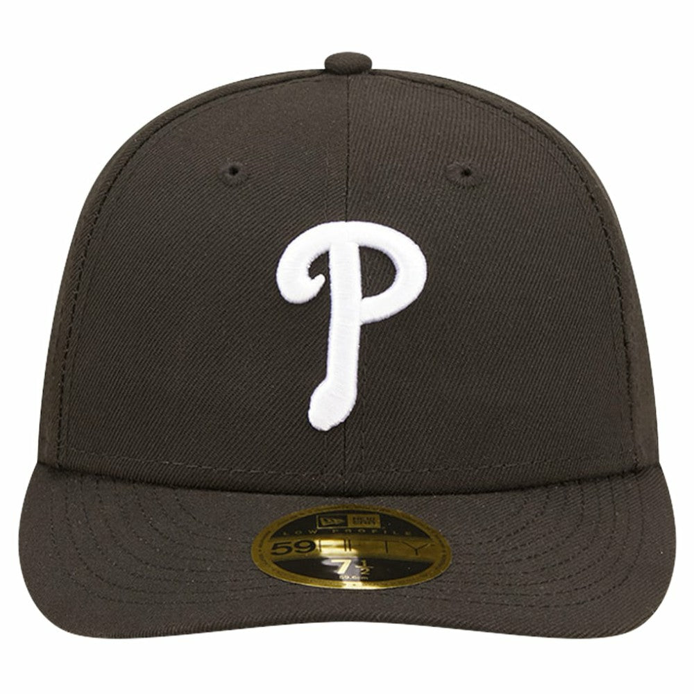 Philadelphia Phillies Low Profile 59FIFTY Fitted Hat - Black | New Era