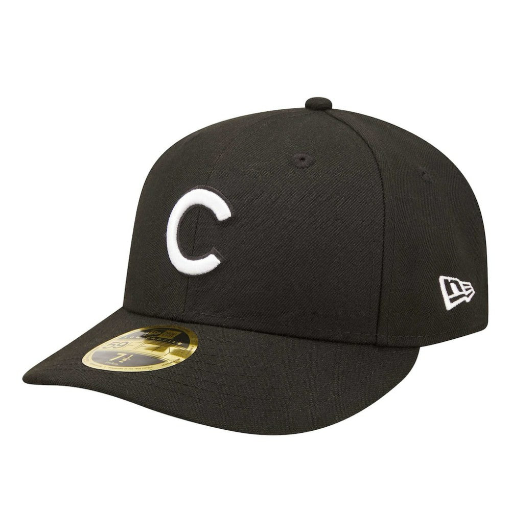 Chicago Cubs Low Profile 59FIFTY Fitted Hat - Black | New Era