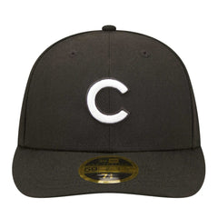 Chicago Cubs Low Profile 59FIFTY Fitted Hat - Black | New Era