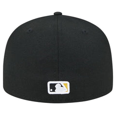 Pittsburgh Pirates Checkered Undervisor 59FIFTY Fitted Hat - Black | New Era