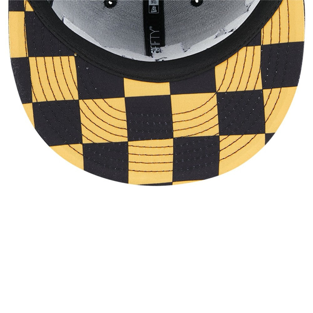 Pittsburgh Pirates Checkered Undervisor 59FIFTY Fitted Hat - Black | New Era