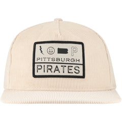 Pittsburgh Pirates Summer Essential Golfer Snapback Hat - Khaki | New Era