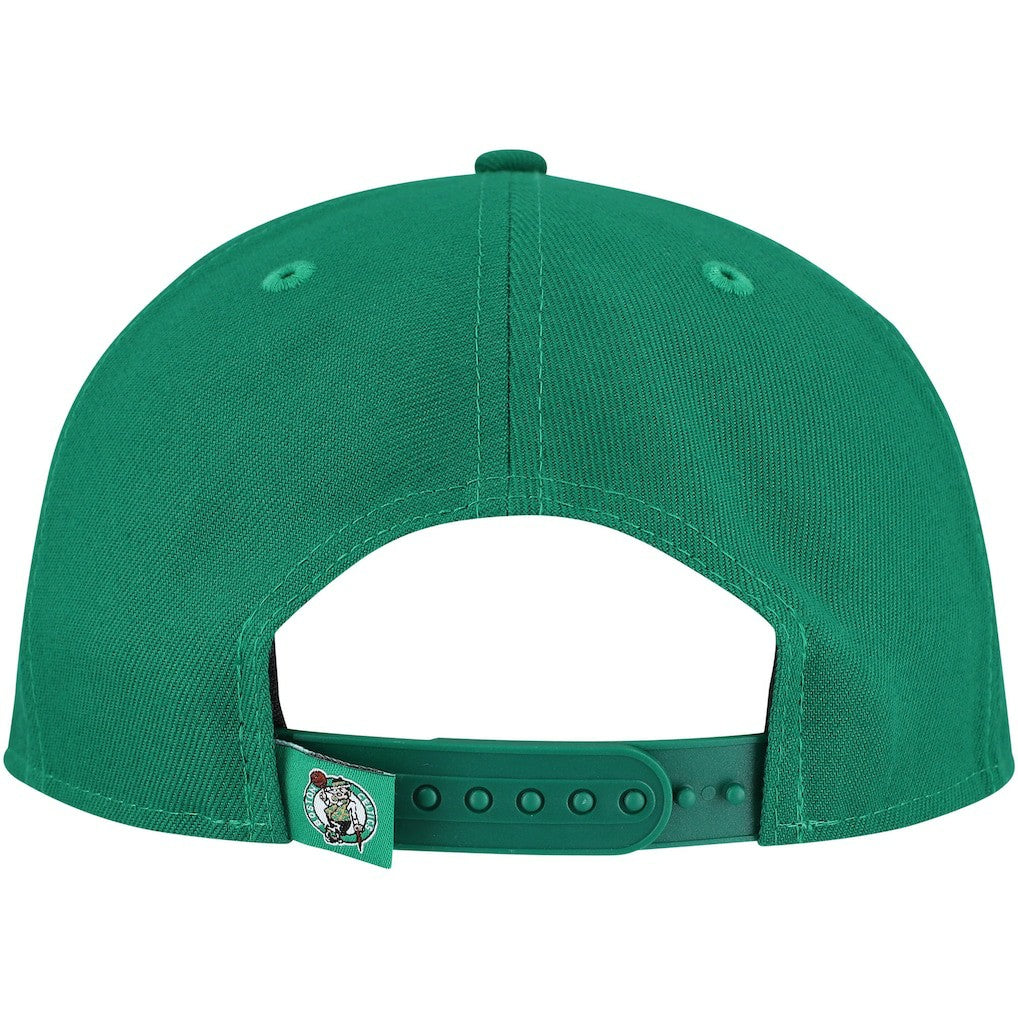 Boston Celtics Oversized Puff Print Logo Golfer Snapback Hat - Kelly Green | New Era cheap