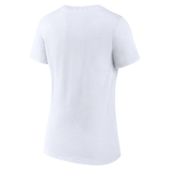 Philadelphia Flyers Fanatics Women's 2024 NHL Stadium Series Logo V-Neck T-shirt White