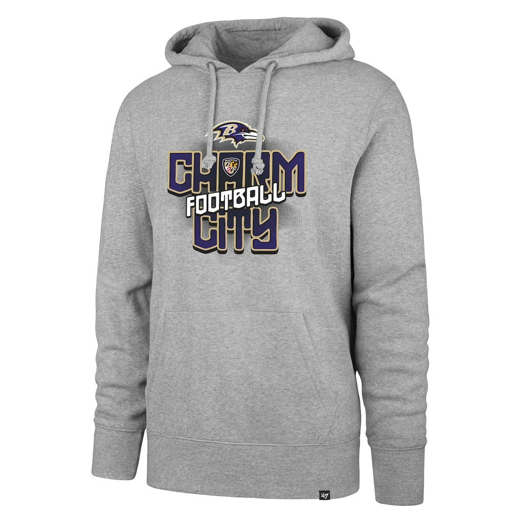 Baltimore Ravens '47 Regional Headline Pullover Hoodie - Gray on sale