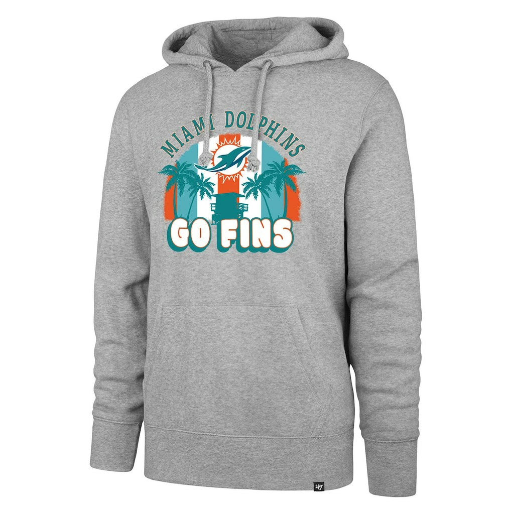 Miami Dolphins '47 Regional Headline Pullover Hoodie - Gray discount