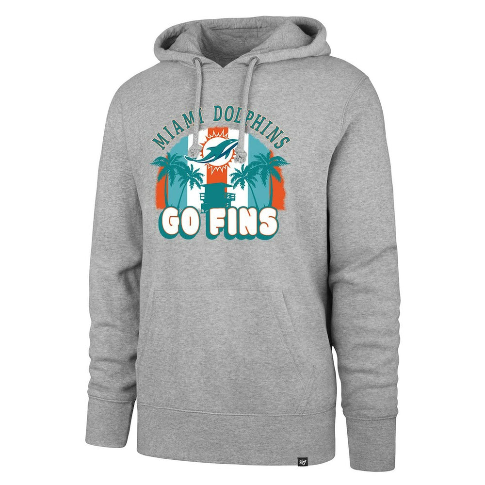 Miami Dolphins '47 Regional Headline Pullover Hoodie - Gray discount