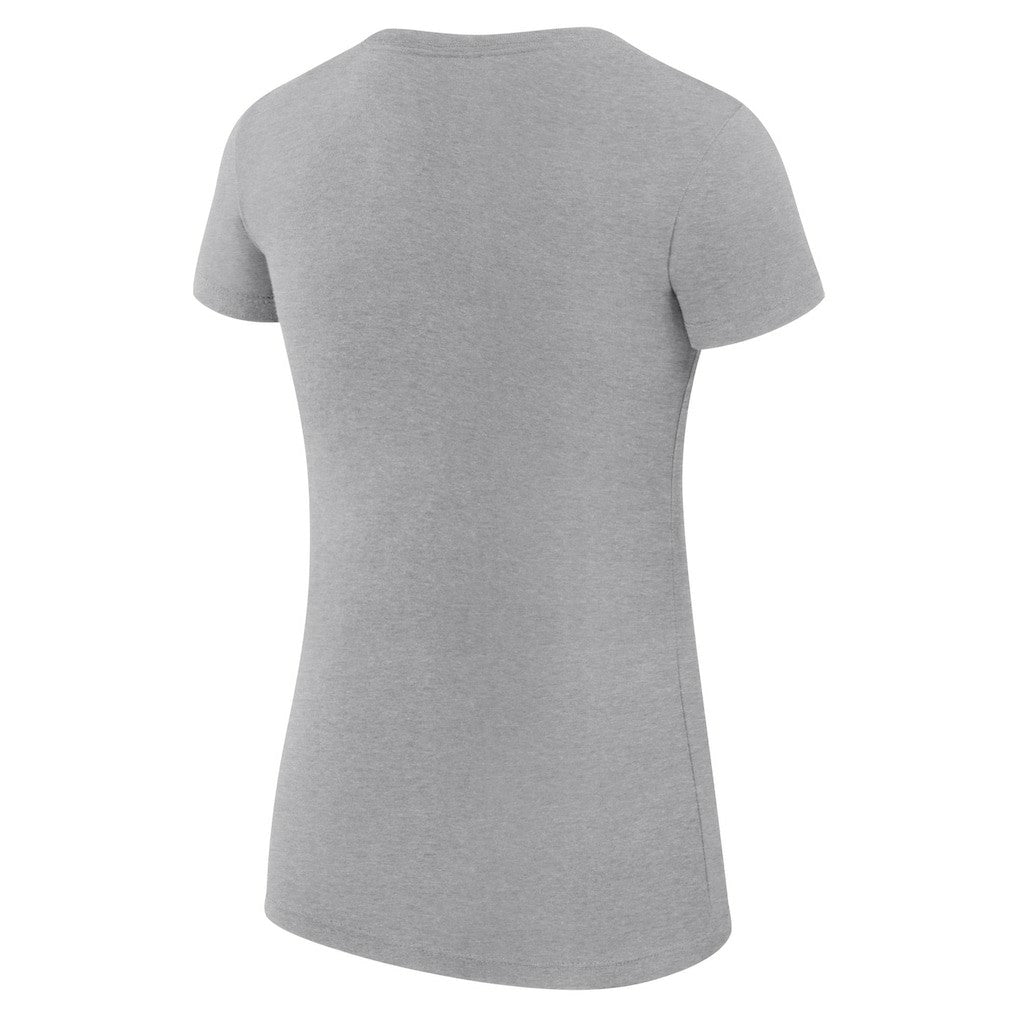 Denver Nuggets G-III 4Her by Carl Banks Women's Super-Slim Fit Lightweight Large City Logo T-Shirt sale - Heather Gray for sale