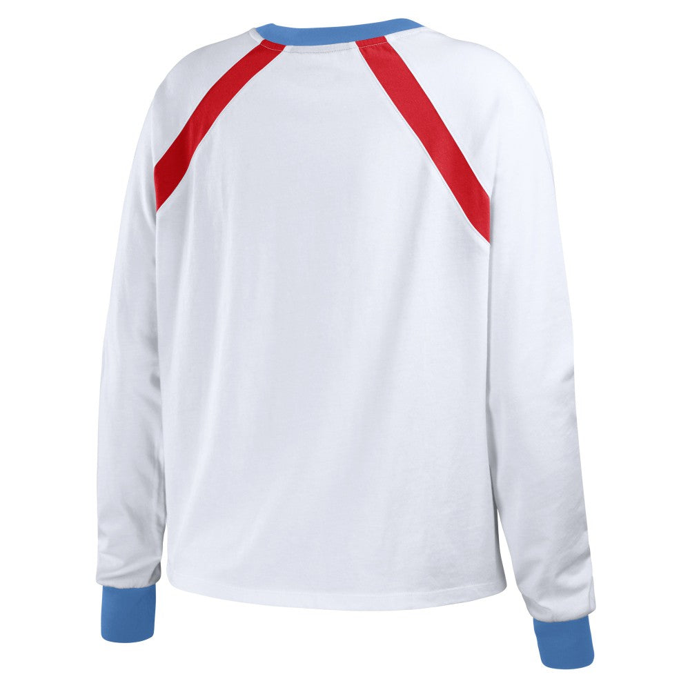 St. Louis Cardinals WEAR by Erin Andrews Women's Raglan Long Sleeve T-Shirt - White