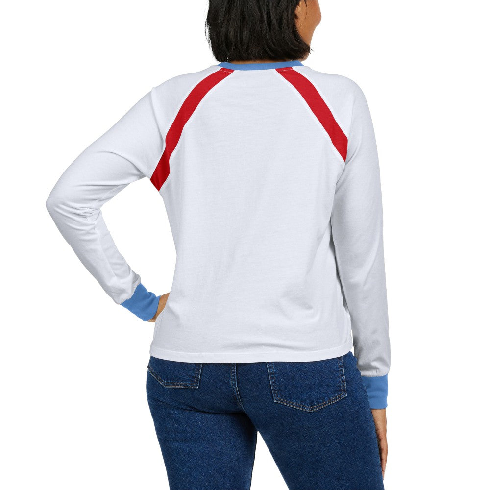 St. Louis Cardinals WEAR by Erin Andrews Women's Raglan Long Sleeve T-Shirt - White
