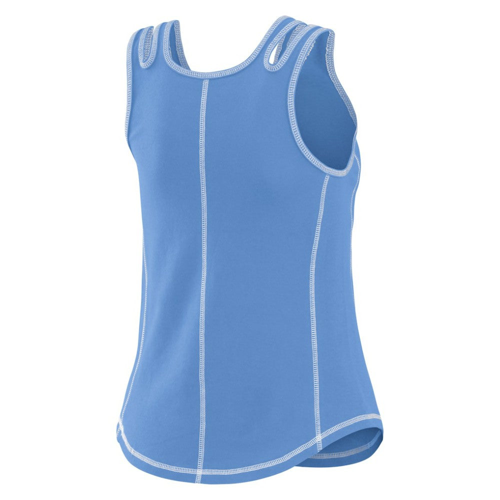 Tampa Bay Rays WEAR by Erin Andrews Women's Contrast Stitch Tank Top - Light Blue