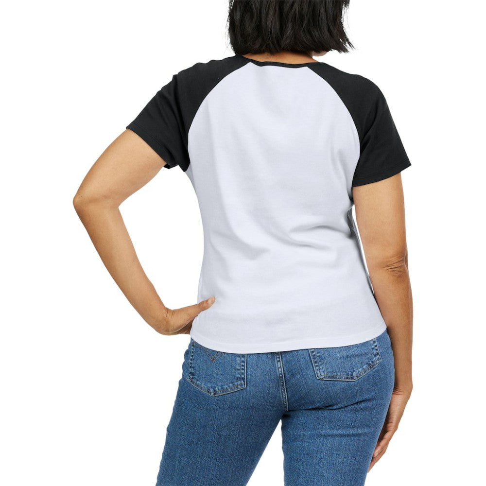 San Francisco Giants WEAR by Erin Andrews Women's Fitted Henley Raglan T-Shirt - White/Black